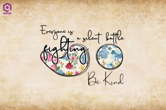 Be Kind, Floral Semi Colon