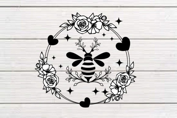Bee Floral Flower Garden Bundle