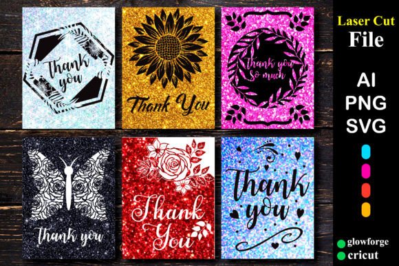 Butterfly Floral Thank You Card Bundle