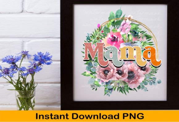Floral Mama PNG Sublimation Design Downl