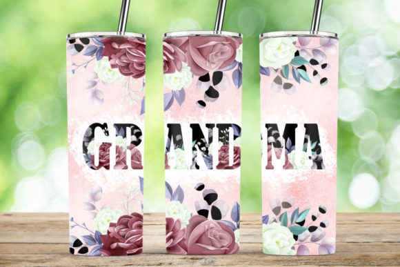 Flower Watercolor Floral Mama Tumbler