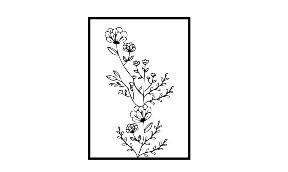 Wall Mat Floral Art Design
